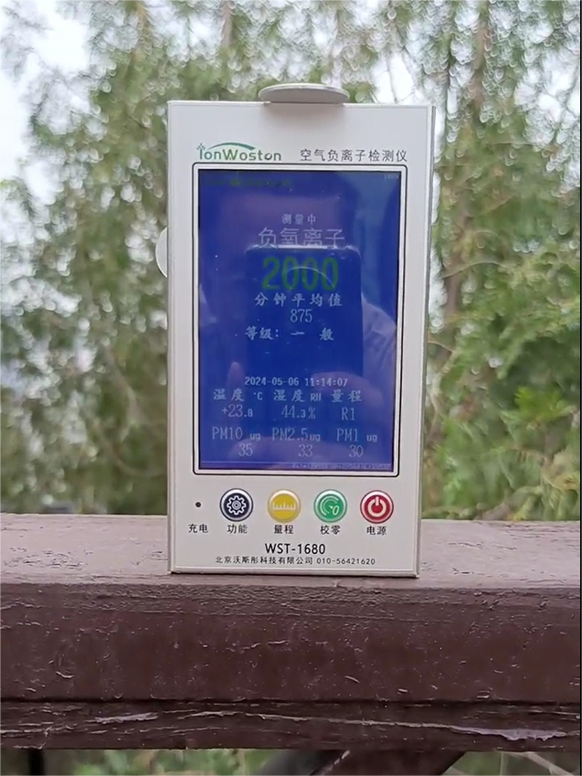茂岭山山顶负氧离子含量.png
